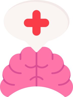 Basit Düşünme simgesinin vektör illüstrasyonu 