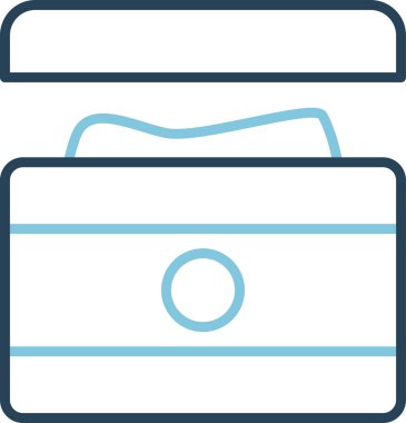 Saç cilası. Web simgesi basit tasarım