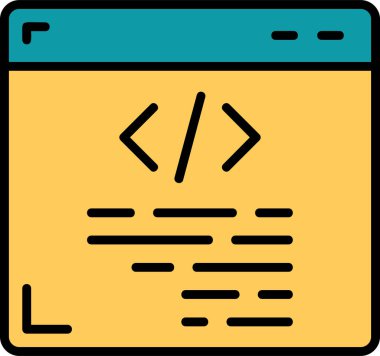 Web sitesi simgesi, vektör illüstrasyonu basit tasarım