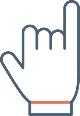 Beyaz Arkaplanda Simge Vektör İllüstrasyonuna Vaat Edin 