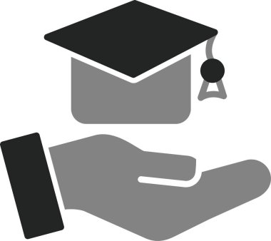 eğitim web simgesi vektör illüstrasyonu