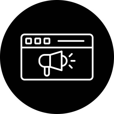 Sosyal Medya Pazarlamasının basit doğrusal çizimi