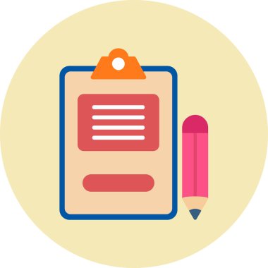 Gündem. Web simgesi basit illüstrasyon