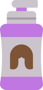 Şampuan simgesinin temel doğrusal görüntüsü