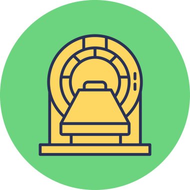 MR Web simgesi vektör illüstrasyonu