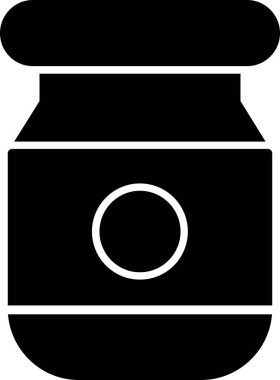 Reçel. Web simgesi basit illüstrasyon 