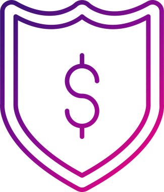 sigorta kavramı simgesi basit illüstrasyon