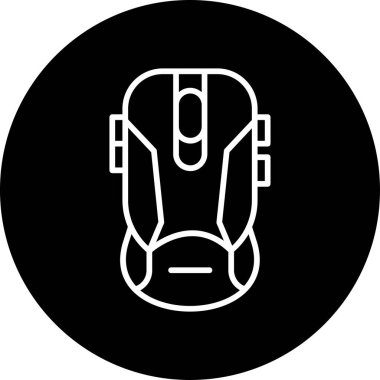 kablosuz fare ağ simgesi vektör çizimi