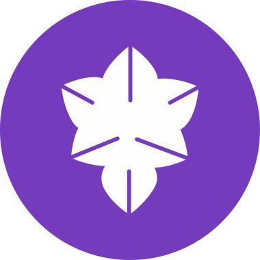 Çiçek. Web simgesi basit illüstrasyon 