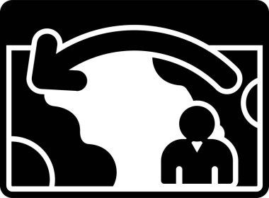 Simge vektör illüstrasyon tasarımı taşınıyor