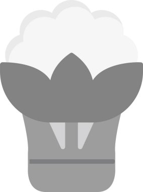 Çiçek. Web simgesi basit illüstrasyon 