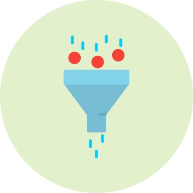 filtre ağ simgesi vektör illüstrasyonu