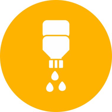 su şişesi simge vektör çizim