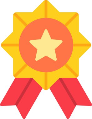 Rozet simge vektör çizim