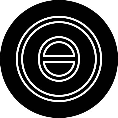 Teta. Web simgesi basit illüstrasyon