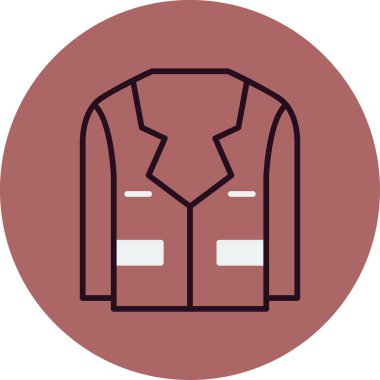 giysi simgesi basit illüstrasyon