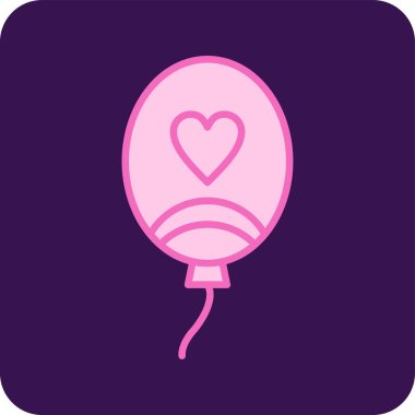 balon ikon vektör illüstrasyonu