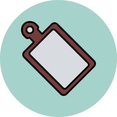 Kesme tahtası. vektör simgesi modern simgesi