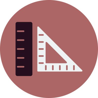 Geometri, yönetici simgesi. Basit resimleme