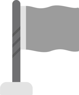 Bayrak. Web simgesi basit illüstrasyon