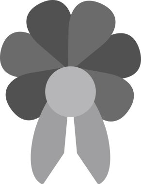 Kurdele yayı. Web simgesi basit illüstrasyon