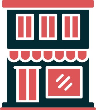 Restoran dairesi simgesi, vektör çizimi 