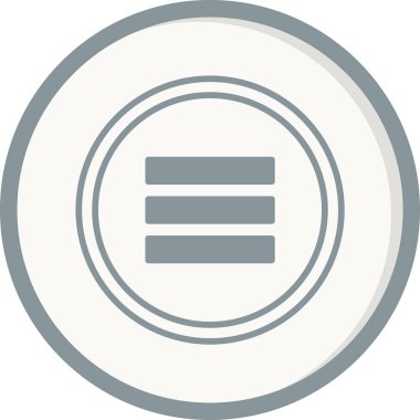 Onunla özdeş. Web simgesi basit illüstrasyon