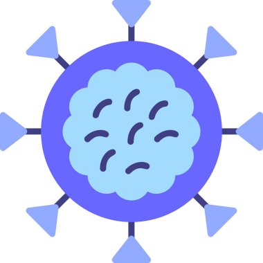 Lactobacillus web simgesi, basit vektör çizimi