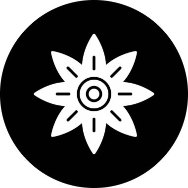 Kaplan zambağı. Web simgesi basit illüstrasyon