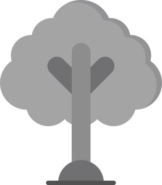 Ağaç. Web simgesi basit illüstrasyon 