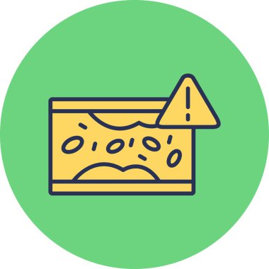 Kolesterol Vektör Simgesi Beyaz Arkaplanda İzole Edildi  