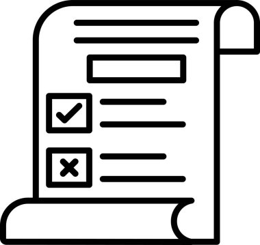 Kurallar. Web simgesi basit illüstrasyon