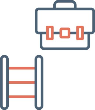 Gelişme kariyeri. Web simgesi basit illüstrasyon