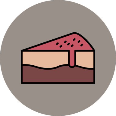 kek web simgesi vektör illüstrasyonu