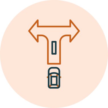 Test simgesi vektör illüstrasyonu sürülüyor 