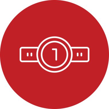 Kemer. Web simgesi basit illüstrasyon 