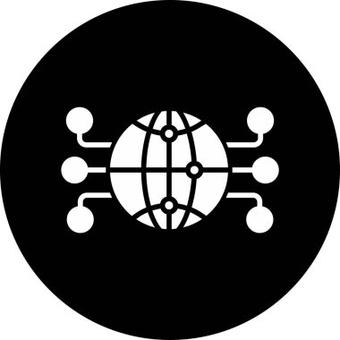 düz biçimli ağ bağlantısı simgesi