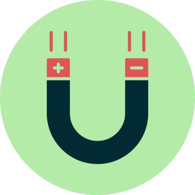 mıknatıs simgesi vektör çizimi 