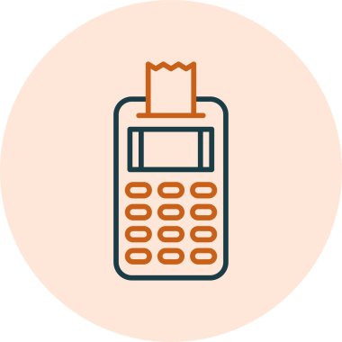 Pos Uçbirim Web simgesi vektör illüstrasyonu