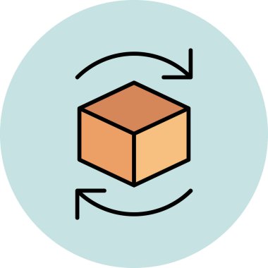 Engelleme zinciri. Web simgesi basit tasarım