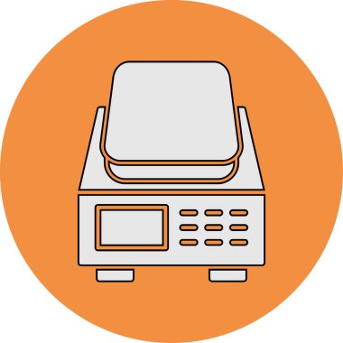 Ölçek. Web simgesi basit illüstrasyon