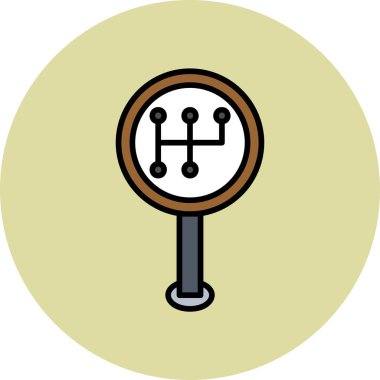 Elle ağ simgesi vektör illüstrasyonu