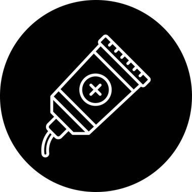 Pomade ağ simgesi vektör illüstrasyonu