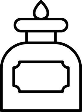 Mürekkep. Web simgesi basit illüstrasyon