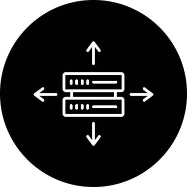 Modern bir vektör illüstrasyonunda kullanıcı veri grafiği.