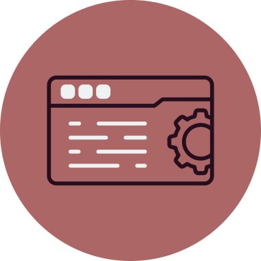 Web Ayarları, vites simgesi çizimi 