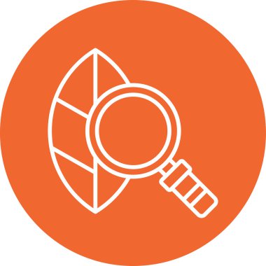 Yaprak. Web simgesi basit illüstrasyon