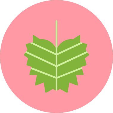 Fil Kulağı ağ ikonu vektör illüstrasyonu