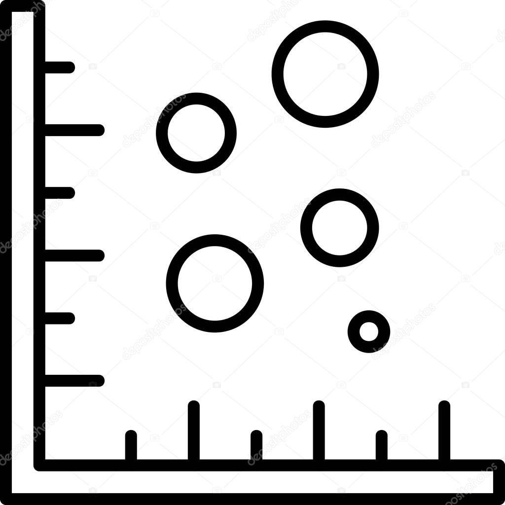 Chart. web icon simple illustration