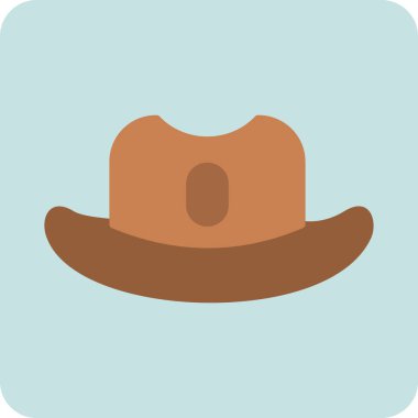 şapka web simgesi basit illüstrasyon 